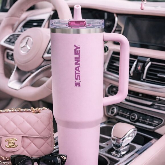 Stanley Other - NWT Stanley 40oz Quencher Cherry Blossom Pink Viral Tumbler - Sold Out